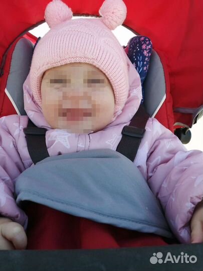 Шапка шлем для девочки