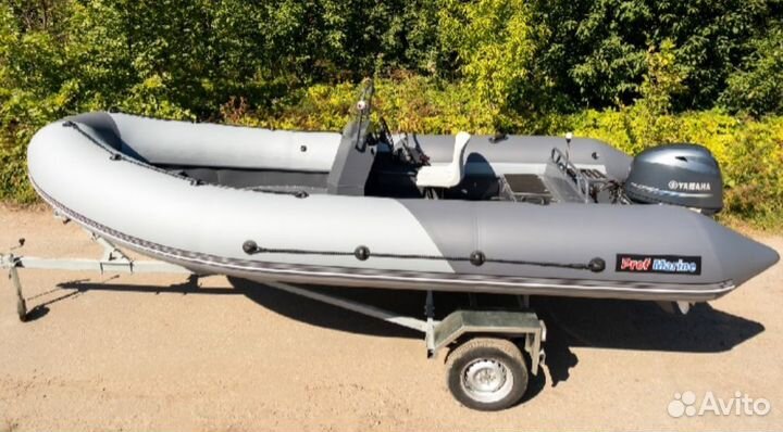 Лодка риб профмарин рм 550 RIB С ал. корпусом tum