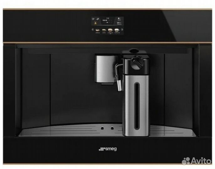 Встраиваемая кофемашина Smeg CMS4604NX, черный