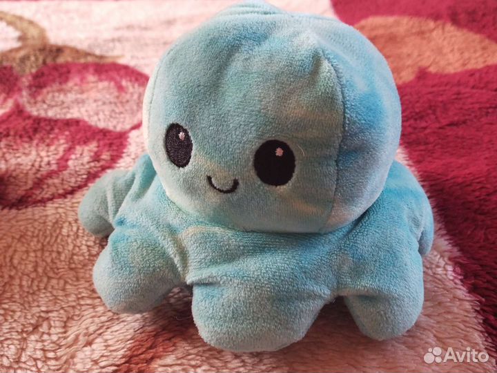 Осминожка перевёртыш,плюшеваяигрушка