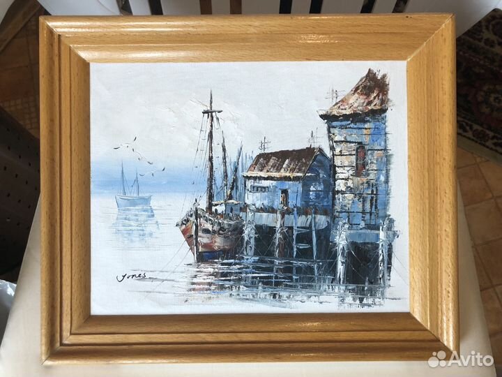 Картина масло холст 33/28см