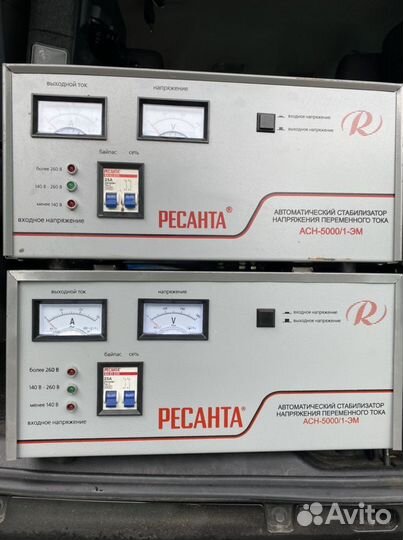 Стабилизатор напряжения Ресанта асн-5000/1-эм