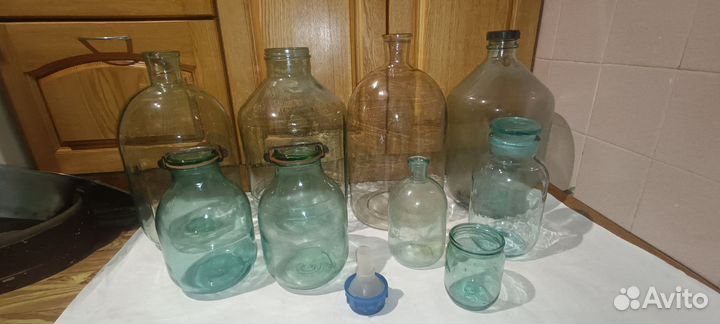 Бутыли разных объёмов