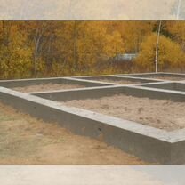 Бетонные отмостки дорожки площадки фундаменты, Знаменск