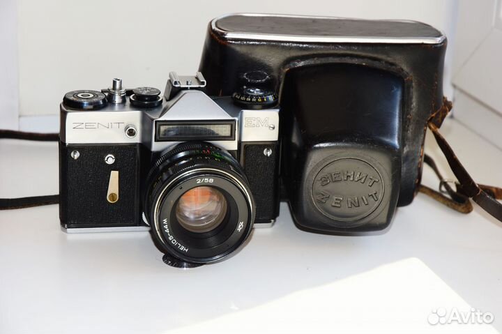 Зенит ем Экспортный пленочный фотоаппарат СССР