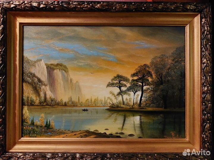 Картина маслом на холсте морской пейзаж