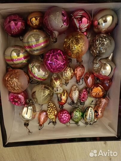 Елочные игрушки СССР