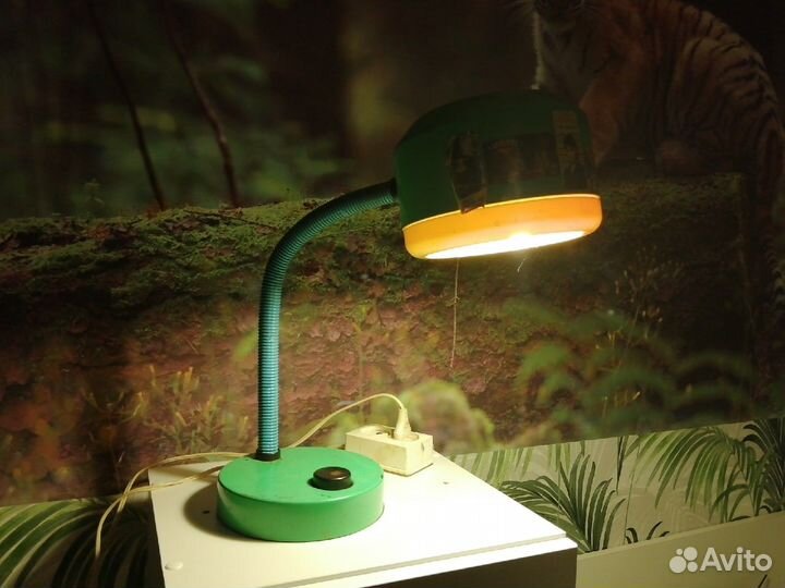 Лампа настольная СССР рабочая