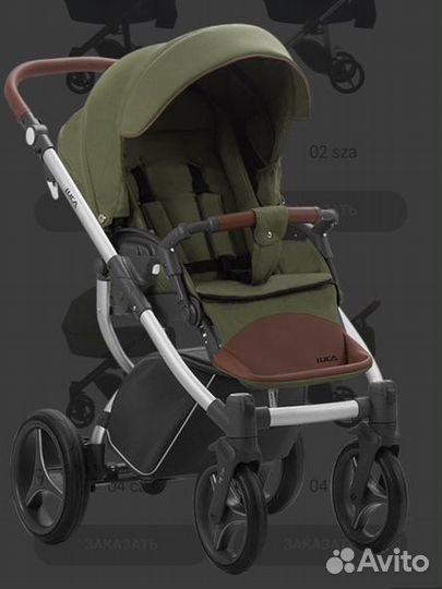 Коляска bebetto luca green