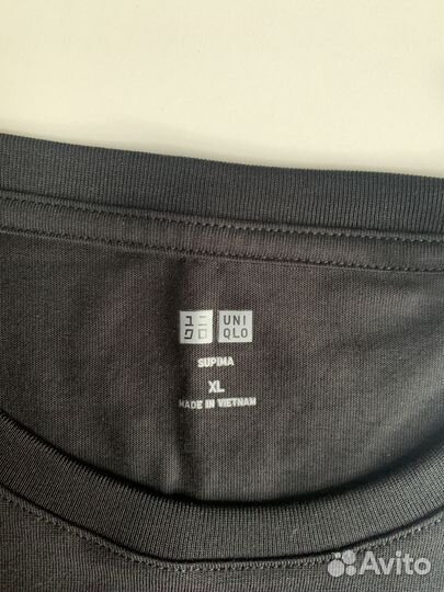 Uniqlo футболка XL из Тайланда - Черная