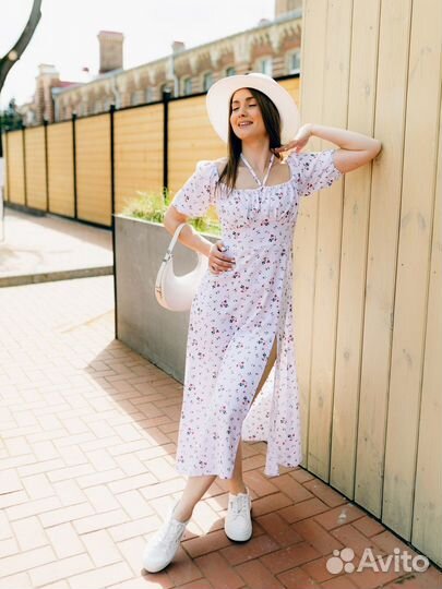 Шляпа женская летняя белая