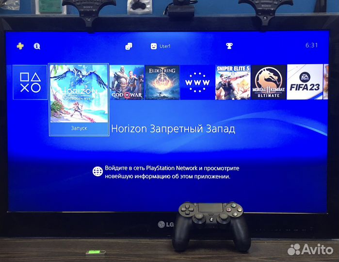 PlayStation 4 Slim 1 Тб 9.0 Прошитая+60 игр