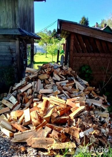 Дрова Ольха от 1 куба с доставкой в Выборге любого