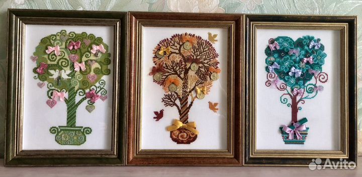 Картины-вышивки «Волшебное дерево»