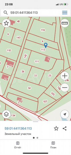 Участок 5,9 сот. (СНТ, ДНП)