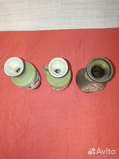 Кувшины и ваза мини керамика винтаж новые