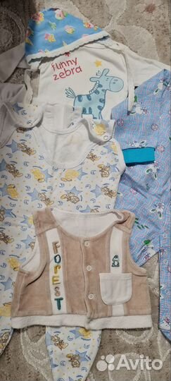 Вещи пакетом для мальчика до года