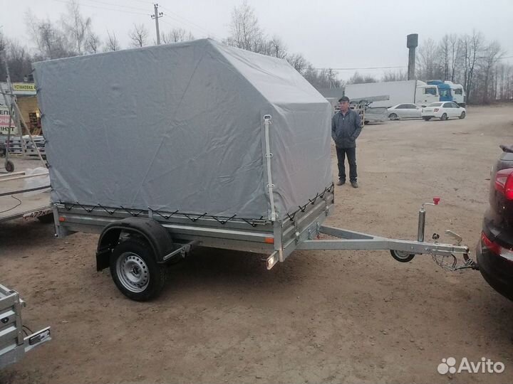 Прицеп 02.022 для сена с тентом аэро 150 см