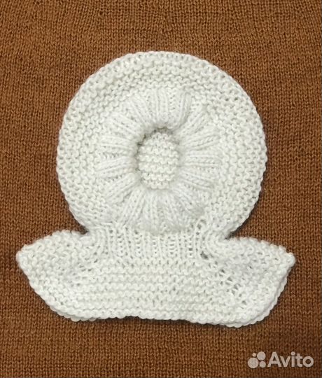 Шапочка 0-3 мес, 100 шерсть