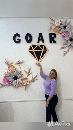 Декор на стену, украшение витрин