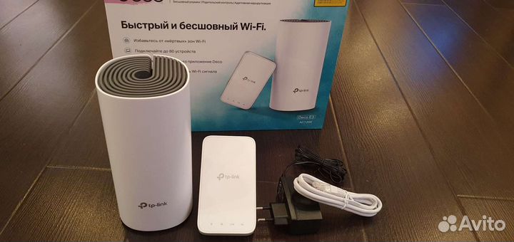Роутер Мesh система TP-Link Deco E3 (2 шт), белый