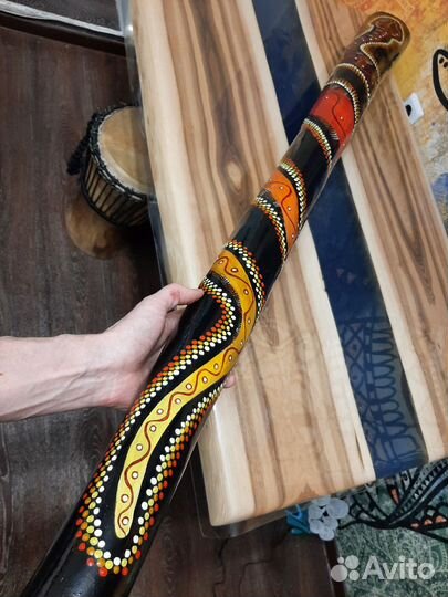 Диджериду из ольхи в ноте Ми