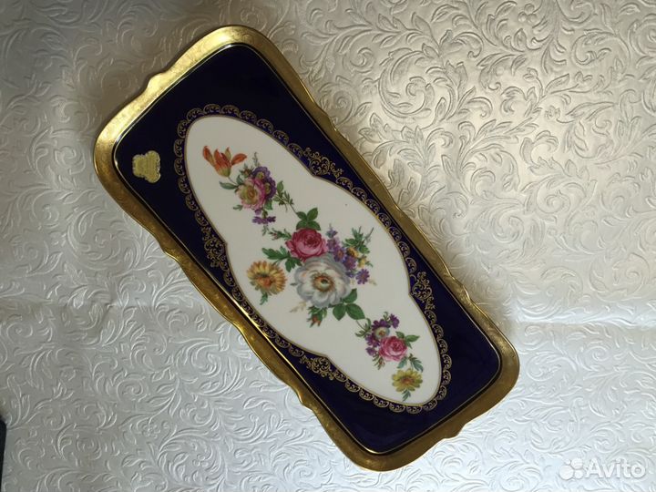 Lindner фарфор, поднос, блюдо