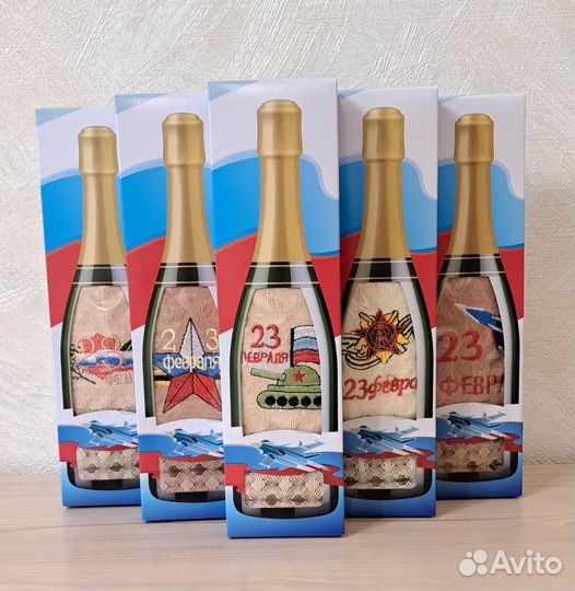 Набор кухонных полотенец в виде бутылок Ваф-хл23ф