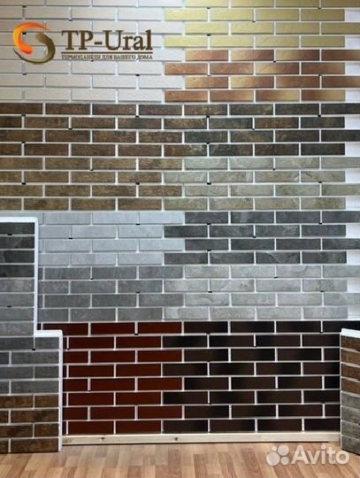 Фасадные термопанели с клинкерной плиткой