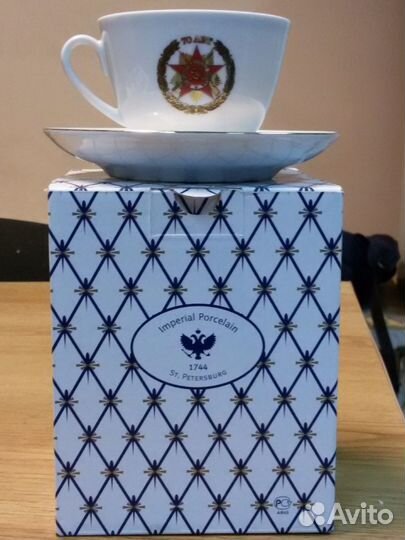 Чашка с блюдем 