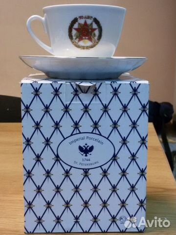 Чашка с блюдем 