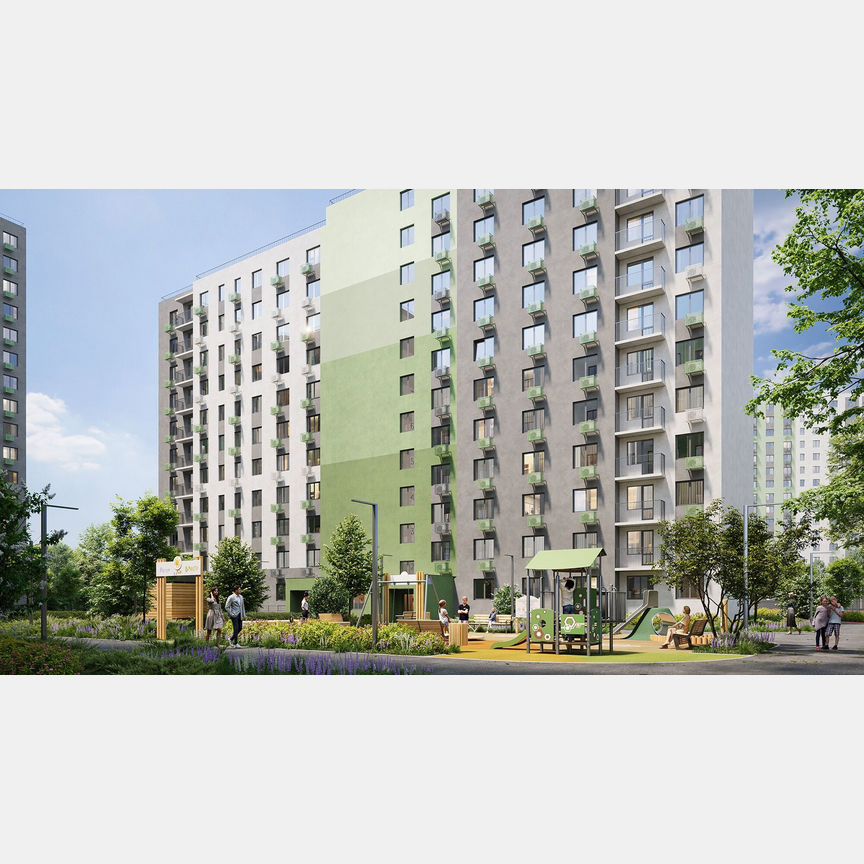 1-к. квартира, 30,9 м², 10/16 эт.