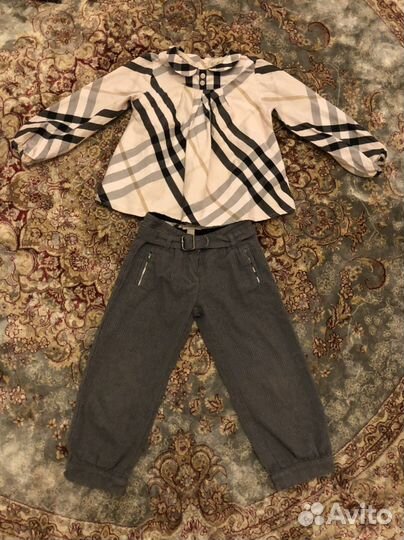 Блузка и штаны Burberry оригинал