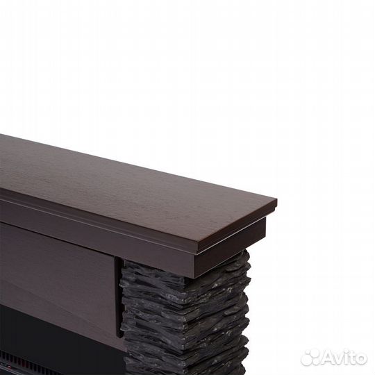 Портал Firelight Porto Long камень черный, шпон ве