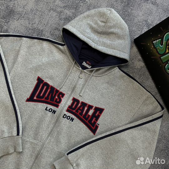 Зип худи Lonsdale Vintage оригинал новая