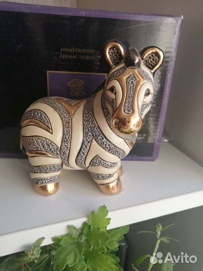 Скульптура Зебра De Rosa уругвай 10.5см