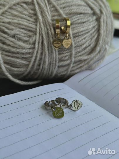 Серьги подвесные