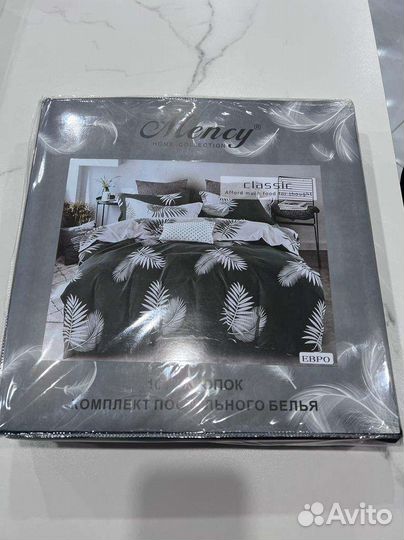 Mency Белье постельное Евро Сатин Хлопок