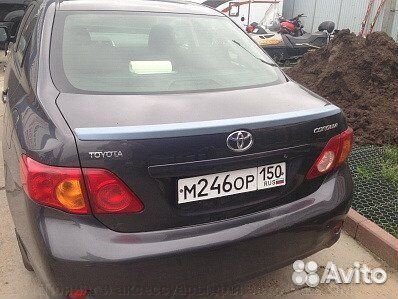 Спойлер на багажник Toyota Corolla E140 2007+