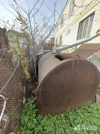 Бочка- цистерна для воды металлическая