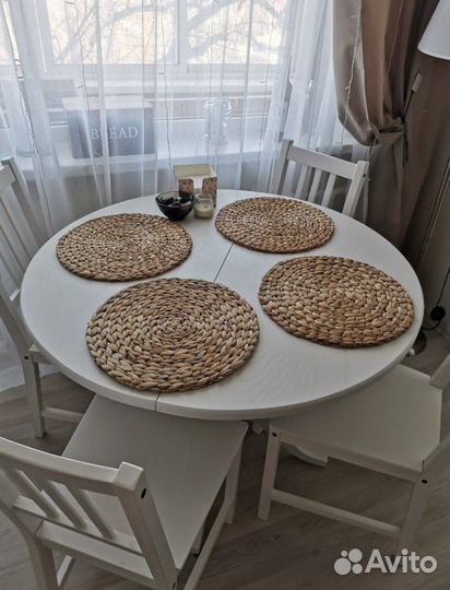 Кухонный стол раздвижной круглый