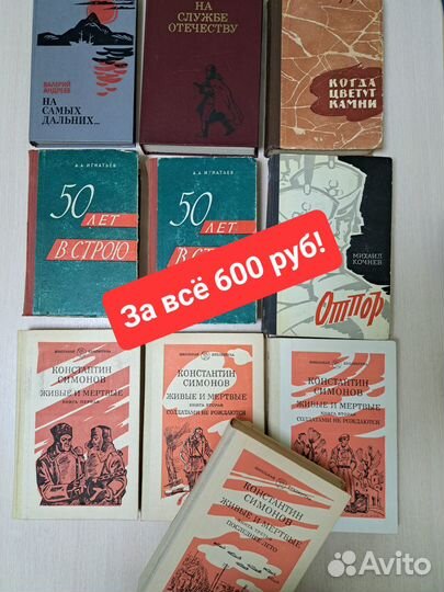 Одним лотом военно-патриотические/героически книги