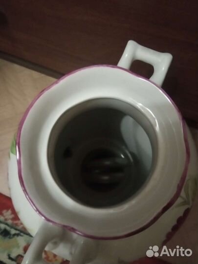 Самовар электр.фарфор, СССР