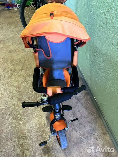 Велосипед коляска с ручкой
