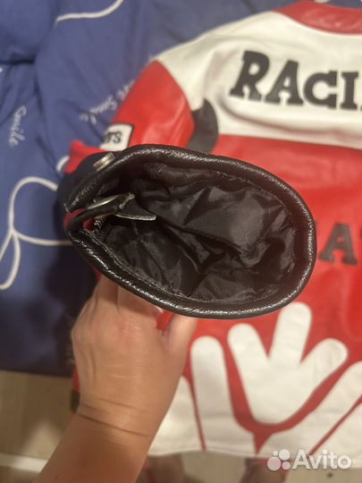 Мотокуртка кожаная мужская 52