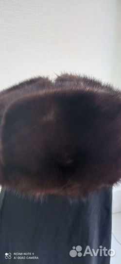 Норковая шапка мужская ушанка