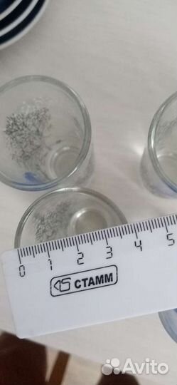 Хрустальные рюмки на ножке СССР