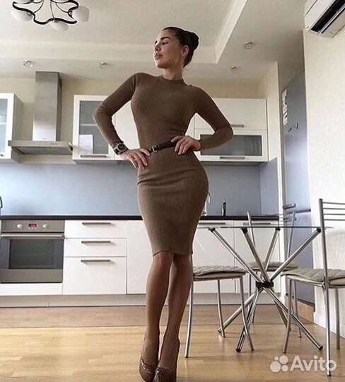 Iбесшовное платье из вискозы Iren Vartik оригинал