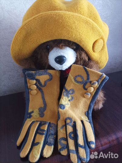 Набор шапка и перчатки