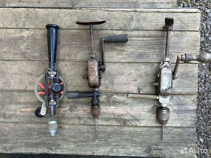 Ручной коловорот дрель СССР бу